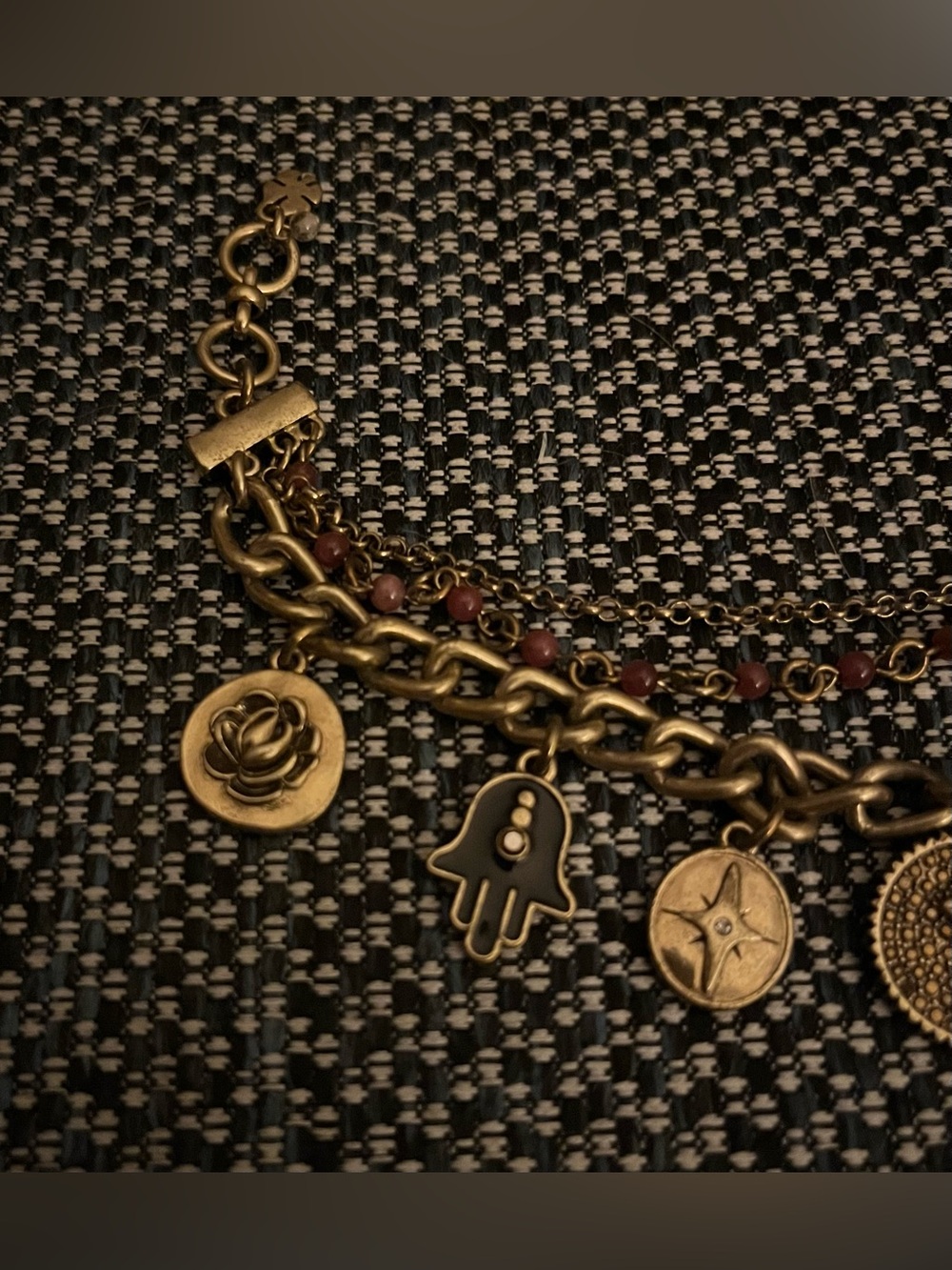 *Rare* Lucky Brand Multi-Strand Good Luck Charm Bracelet - Picture 7 of 10